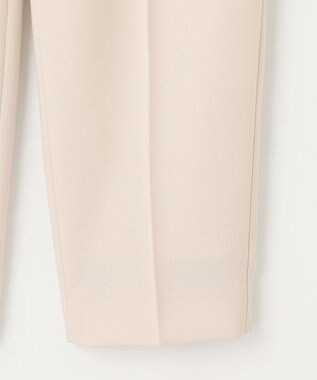 組曲 【ストレッチ・イージーケア】オシャクロス テーパードパンツ アイボリー系