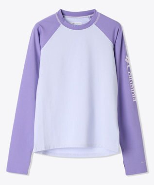 Columbia Columbia/ 【KIDS】サンディショアーズロングスリーブサンガード /コロンビア Snowdrift、 Paisley Purple
