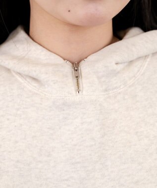 caqu ふわとろフーディー ivory