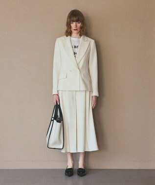 GRACE CONTINENTAL トリアセコンシャスジャケット キナリ