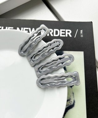 WEGO L4Pうねりラメパッチンピン シルバー