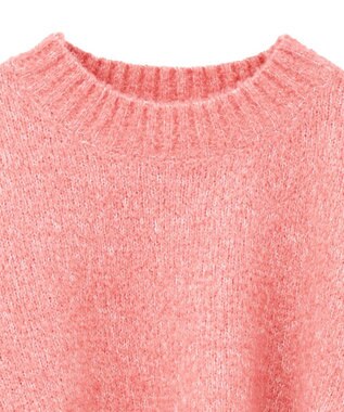 Green Parks ・Ｐｅｔｉｔ　Ｆｌｅｕｒ　ブークレワイドニット Pink