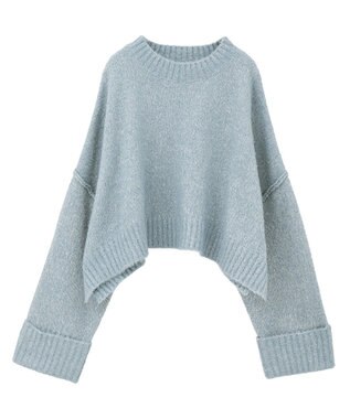 Green Parks ・Ｐｅｔｉｔ　Ｆｌｅｕｒ　ブークレワイドニット Blue