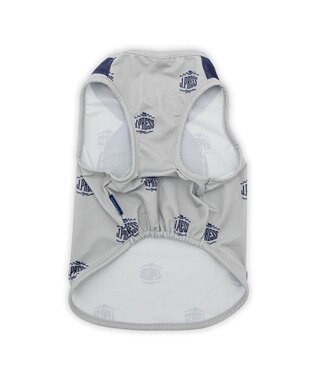 PET PARADISE J.PRESS エコメイド 総柄 タンクトップ 中型犬 大型犬 グレー×ネイビー