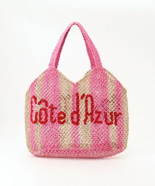 GRACE CONTINENTAL the Jacksons ジュートバッグL ピンク