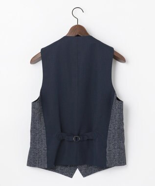 JOSEPH ABBOUD ライトウェーブ ベスト ネイビー系7