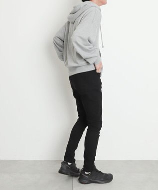 WEGO 【暖パン/SMLXLサイズ展開】裏起毛スキニーパンツ ブラック