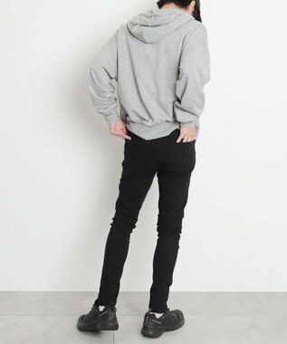 WEGO 【暖パン/SMLXLサイズ展開】裏起毛スキニーパンツ ブラック