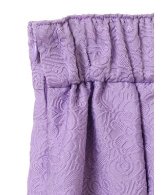 Green Parks ａ．ジャガードタックスカート Purple