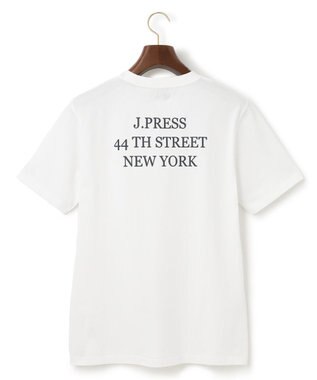 J.PRESS MEN バックプリントTシャツ ホワイト系
