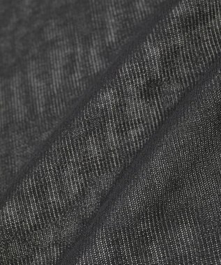 earth music&ecology 【接触冷感】ロゴ刺繍シアープルオーバ Charcoal Gray