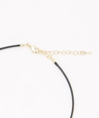 ANY メタルフープコードネックレス ライトゴールド