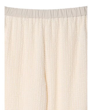 AMERICAN HOLIC 刺繍スクエアパンツ Ivory