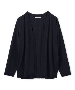 UNFILO MENS アラエルエアリーシアーカーデ ネイビー