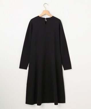 組曲 L シックフレアニットワンピース ブラック系
