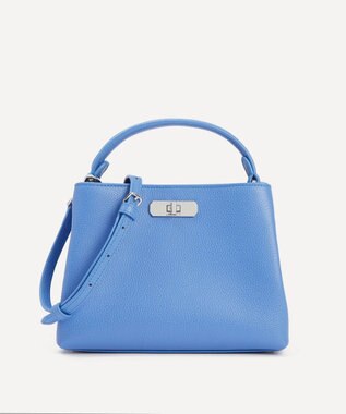 LIBERTY. アイフィス バーリントン ミニ トップハンドルバッグ スカイブルー