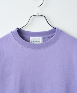 WEGO 【ユニセックス着用アイテム/綿100%/SMLXLサイズ展開】シルキーリッチヘビーコットンT パープル