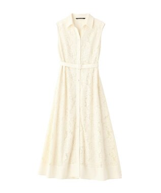 YECCA VECCA レース切替ジレワンピース Ivory
