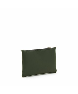 A.D.M.J. 【魔法の様に軽い】マジックライトコード刺しゅうフラットポーチ2セット(S・M) カーキ