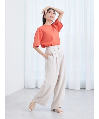 earth music&ecology ＢＯＸ　Ｔシャツ Orange