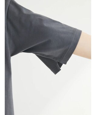 Green Parks 冷っとすずやか　バックカシュクールチュニック Dark Gray