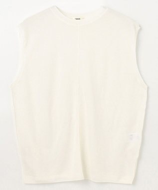 NAVE シアーニット ノースリーブ ホワイト系