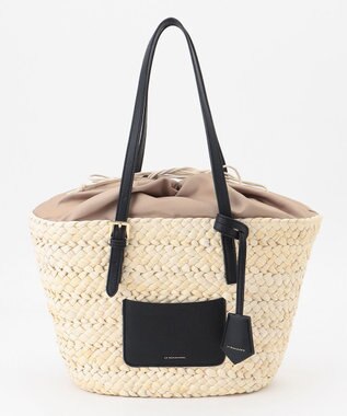 LA BAGAGERIE 【メイズ】ワイドバスケット ブラック