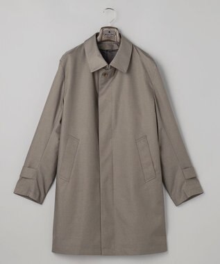 GOTAIRIKU 25年新作/3シーズン対応【防水/軽量/シワになりにくい】メランジカルゼ ステンカラーコート_無地