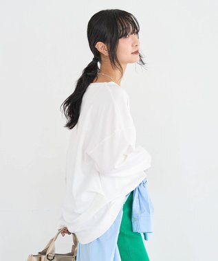 Green Parks サイドタックプルオーバー Off White