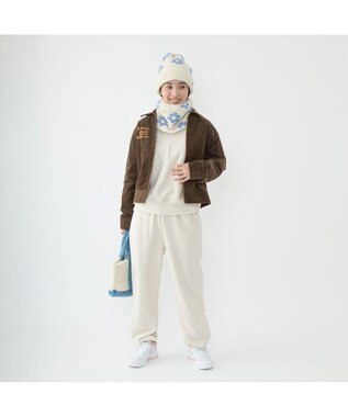 林八百吉商店 Champion フラワー裏ボアワッチ アイボリー