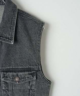 WEGO デニムショートベスト ブラックその他