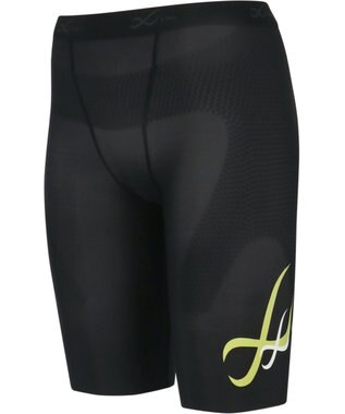 CW-X 【WOMEN】 CW-X 股関節サポート タイツ 【大谷翔平愛用モデル】 ハーフ ひざ上丈 5分丈 下半身の軸がブレにくい 骨盤サポート 球技・陸上 レディース HOY505 /ワコール ブラックスペシャル