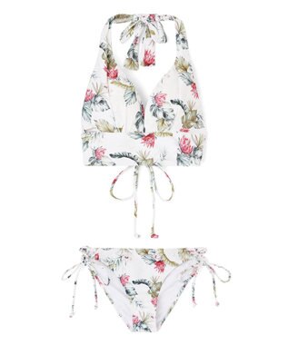 San-ai Resort（三愛水着楽園） ナチュラルだけどしっかり盛れる【ナチュラルアップブラ】　ノンワイヤービキニ　7M・9M　【San-ai Resort（サンアイリゾート）】 レッド