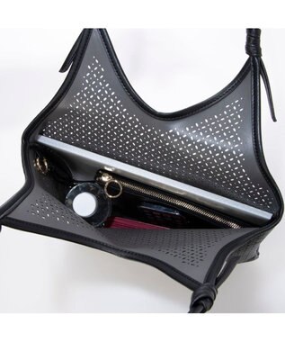 UNBILLION カカトゥ kakatoo / パンチングトートバッグ ブラック