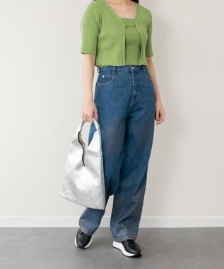 INTER-CHAUSSURES 【ANDREA CARDONE】ソフトカーブ ワンハンドルバッグ（レギュラー） シルバー