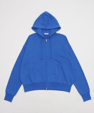 WEGO 【ユニセックス着用ITEM/MLサイズ展開】コンパクトフィットダブルZIPパーカー ブルー