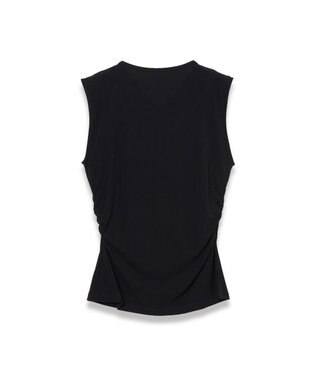JOSEPH 【洗える】クレープジャージー　ノースリーブトップス Black