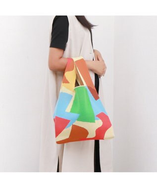 UNBILLION カシュカシュ cachecache / naabコラボインターシャニットショッパーバッグ