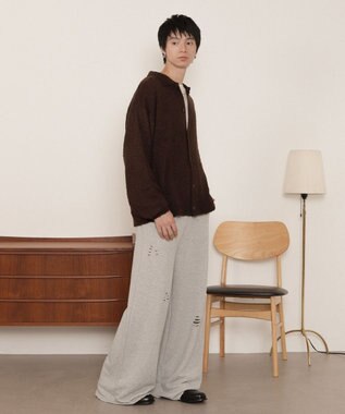 WEGO ブークレボタンカーディガン ブラウン