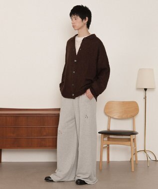 WEGO ブークレボタンカーディガン ブラウン