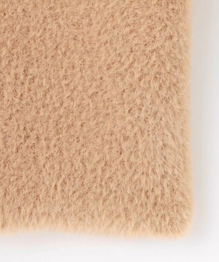 自由区 L 【カタログ掲載】シェニールボンディング ニット キャメル