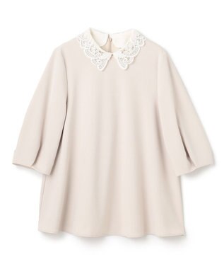 UNFILO L 【2WAY】BEAUTY MOVE レース襟ブラウス アイボリー