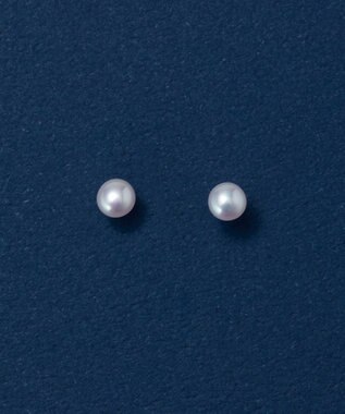 Phoebe 【K10】フォルムパールピアス/一粒パール/BOXつき ゴールド