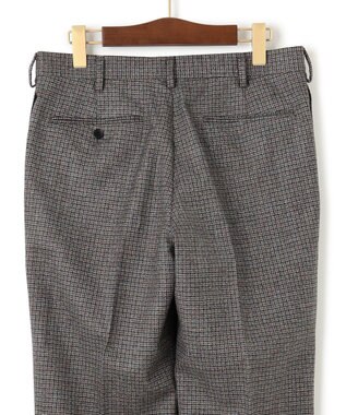 J.PRESS MEN 【WEB・一部店舗限定】ソフトタッチツイスト ガンクラブチェック スラックス グレー系3