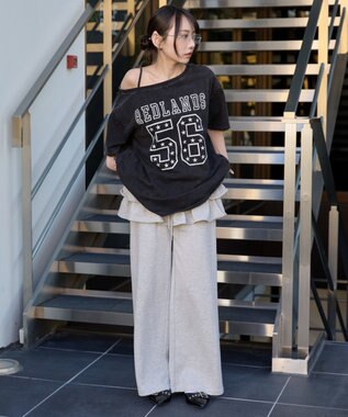 WEGO ２WAYグラフィックワンショルBIGT 柄1