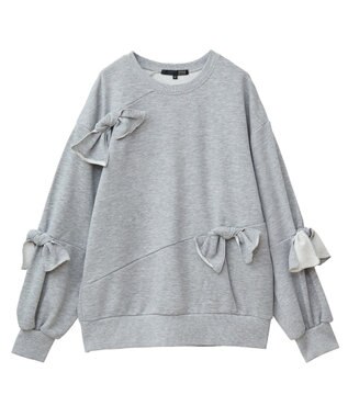 Green Parks ・ＳＵＧＡＲ　ＳＰＯＯＮ　リボンスウェット Gray Mixture