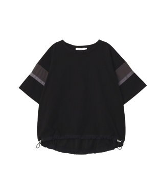 AMERICAN HOLIC 異素材ラインプルオーバー Black