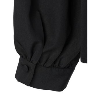 Green Parks ｅｆ－ｄｅ　ギャザーブラウス Black