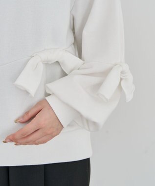 Green Parks ・ＳＵＧＡＲ　ＳＰＯＯＮ　リボンスウェット Off White