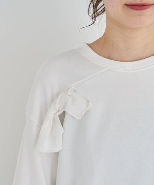 Green Parks ・ＳＵＧＡＲ　ＳＰＯＯＮ　リボンスウェット Off White